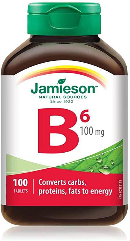 Jamieson VIT B6 25MG 100TAB - the health boutique