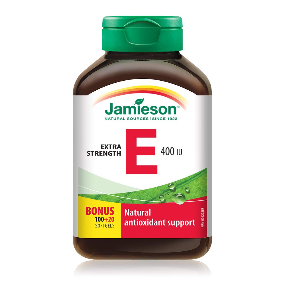 Jamieson VIT E 400 IU 100+20 CAP - the health boutique