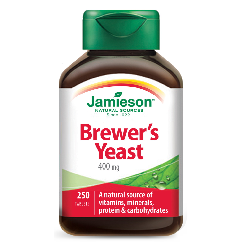 Jamieson Brewer's Yeast 400mg 250 Tablets - the health boutique