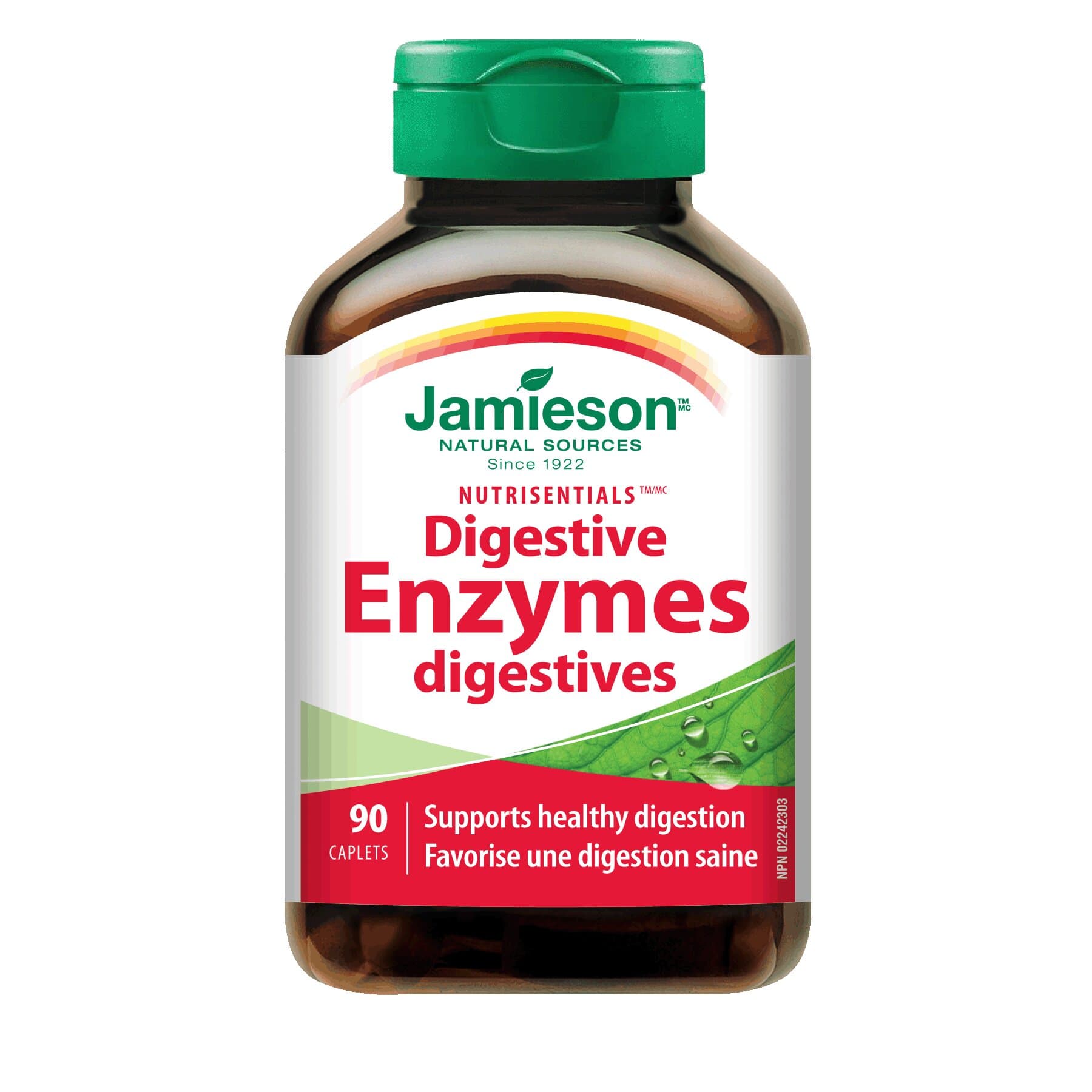 Jamieson Digestive Enzyme 90 Caplets - the health boutique
