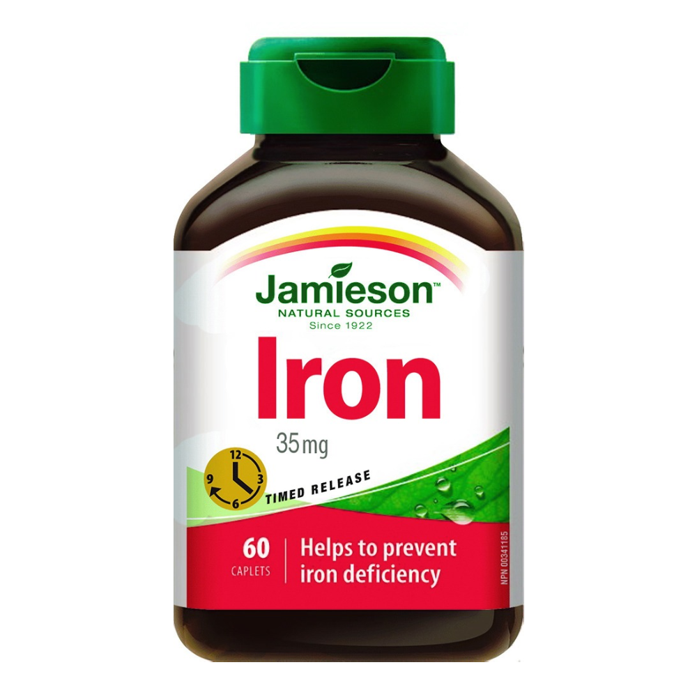 Jamieson Iron 35 mg 60 Caplets - the health boutique