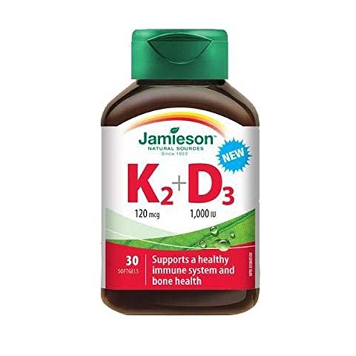 Jamieson K2+D3 30 softgels - the health boutique