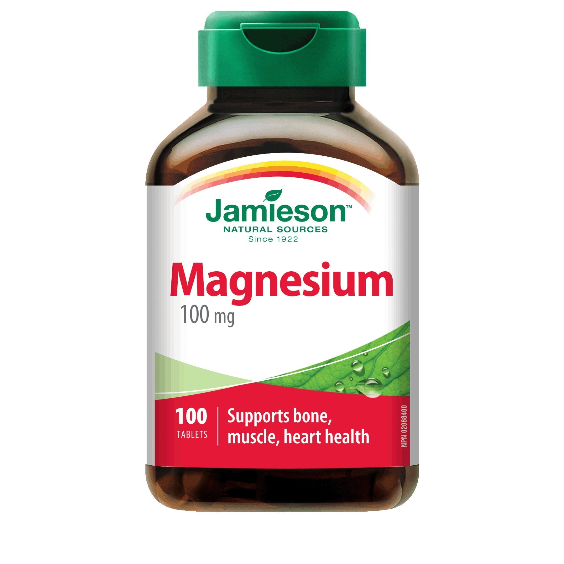 Jamieson Magnesium 100 mg 100 Tablets - the health boutique
