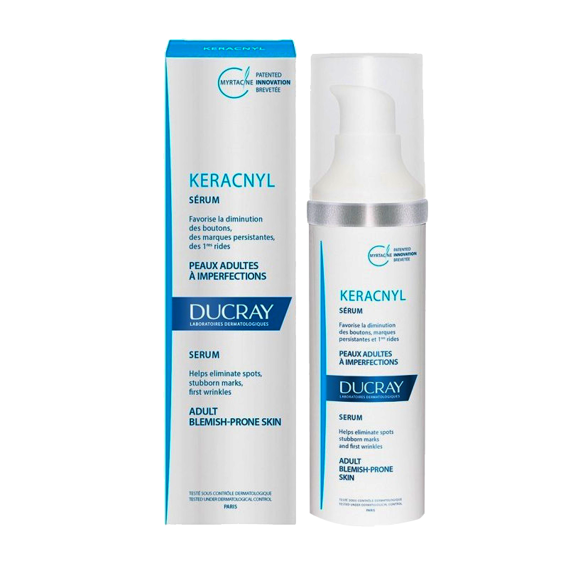 Ducray Keracnyl Face Serum 30ml- the health boutique
