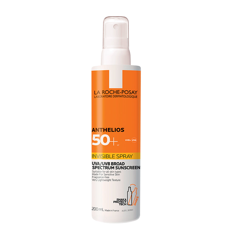 La Roche-Posay Anthelios SPF50+ invisible sunscreen spray 200ml water resistant sun protection Health Boutique