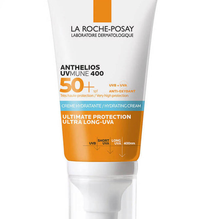 La Roche-Posay Anthelios UVMune 400 SPF50+ invisible fluid sunscreen lightweight sun protection Health Boutique