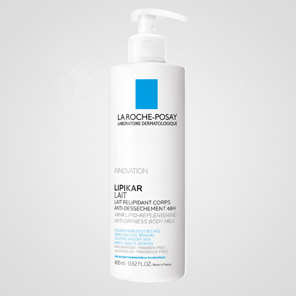 La Roche-Posay Lipikar Lait body lotion 400ml for dry sensitive skin moisturizing milk Health Boutique