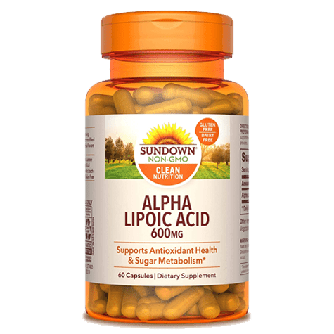 SUNDOWN ALPHA LIPOIC ACID 600MG 60CAP - the health boutique