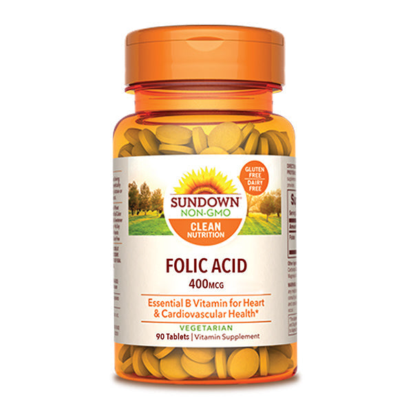SUNDOWN FOLIC ACID 400MG 90 TAB - the health boutique