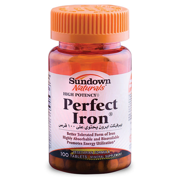 SUNDOWN PERFECT IRON 100 TABLETS - the health boutique