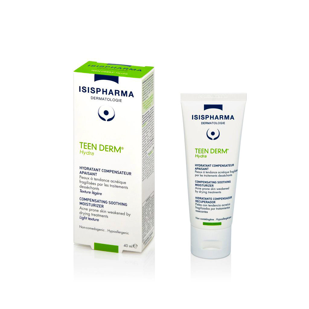 Isispharma TeenDerm Hydra CREAM 40ML +CLEANSING GEL FREE - the health boutique