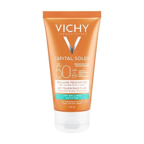 Vichy Capital Soleil Dry Touch Anti Shine Sunscreen SPF50 Oily Combination Skin 50ml Health Boutique