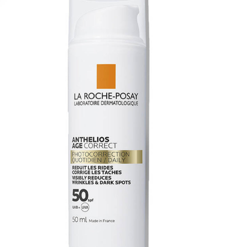 La Roche-Posay Anthelios Age Correct SPF50 Anti Ageing Invisible Sunscreen with Niacinamide 50ml