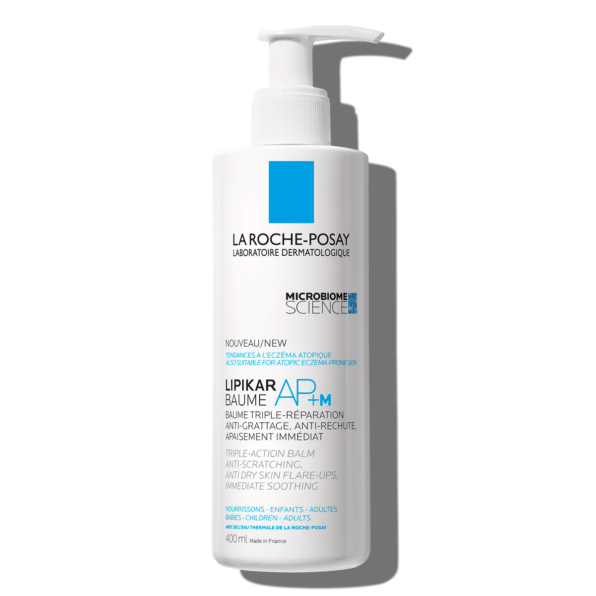 La Roche-Posay Lipikar Baume Ap+M Moisturizing for Dry and Eczema-Prone Skin 400ml