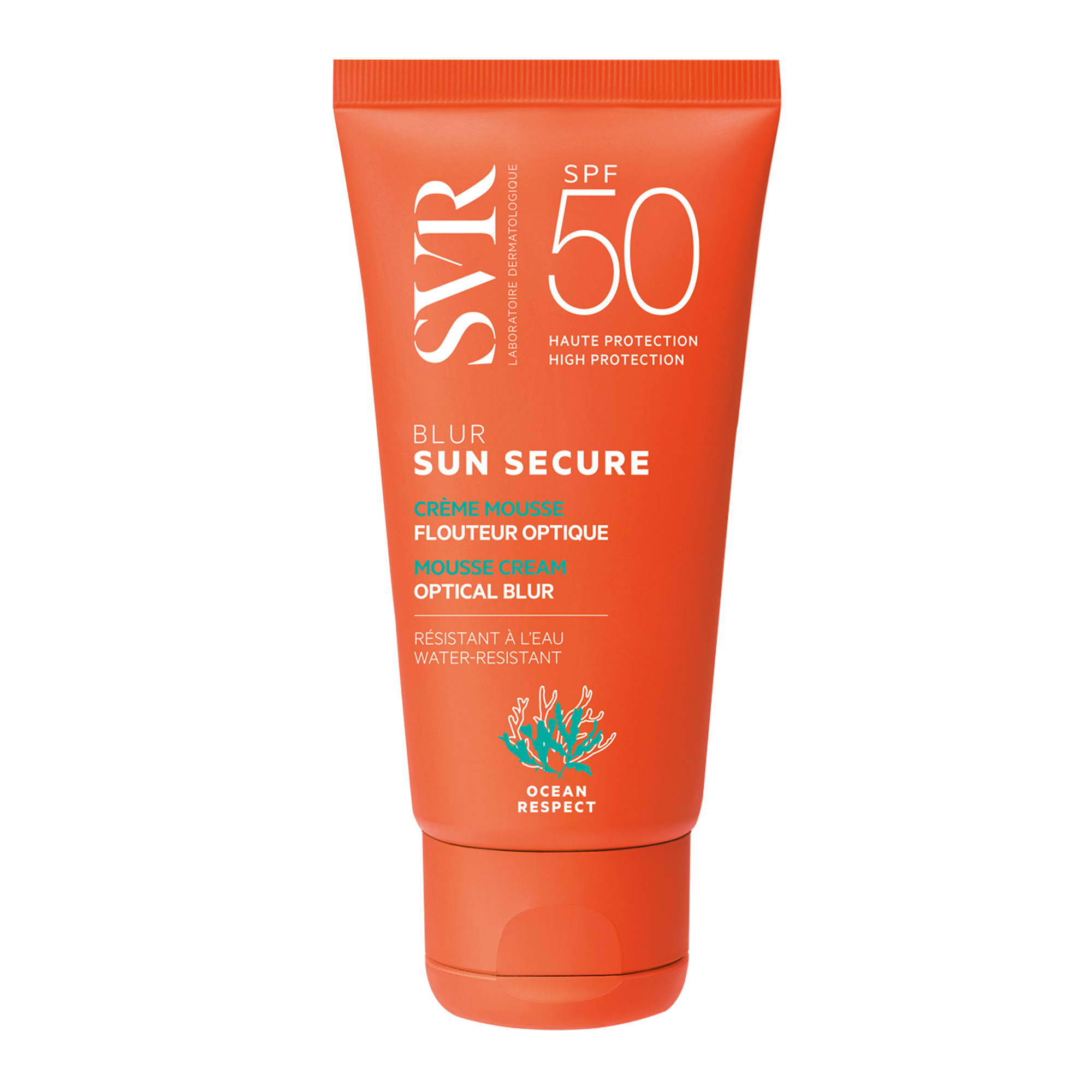 SVR SUN SECURE BLUR spf 50+ 50ml - the health boutique