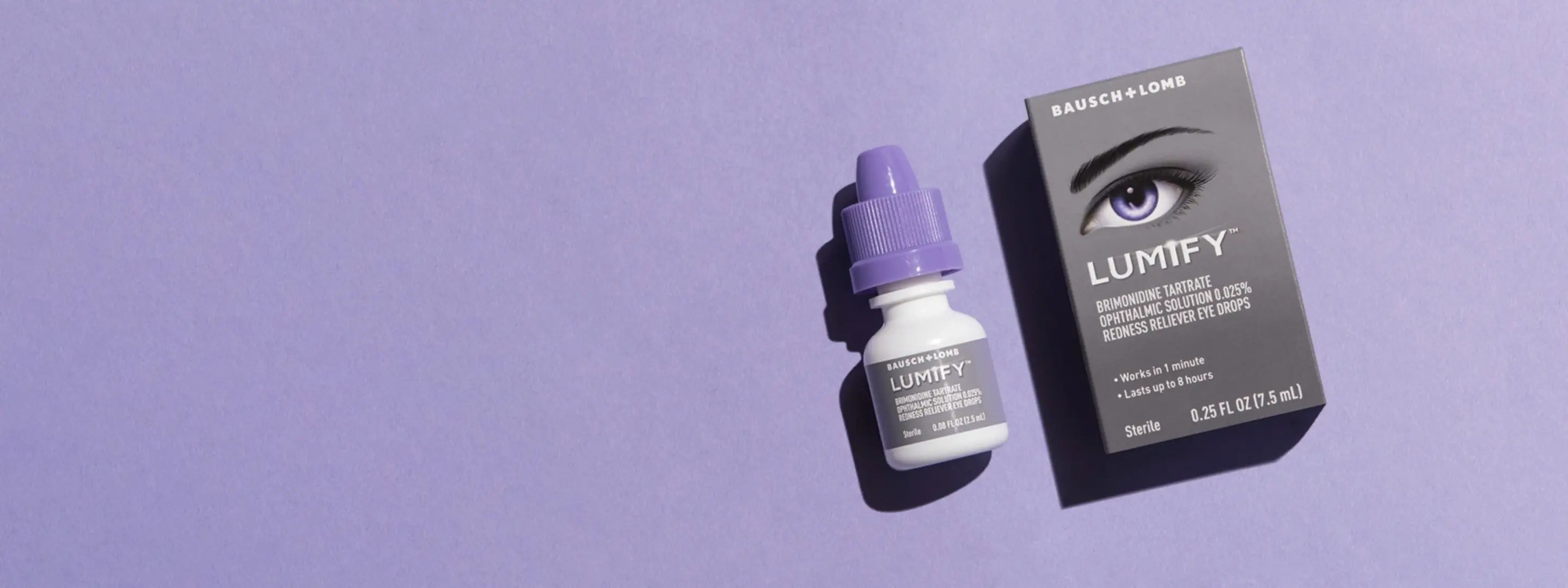 Lumify eye drops banner | health boutique