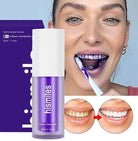 V34 purple pigment whitening serum for yellow teeth correction