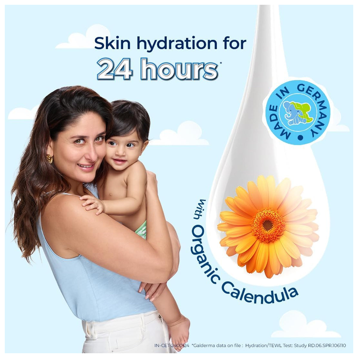 Cetaphil Baby Daily Moisturizing Lotion with Organic Calendula, 400ml