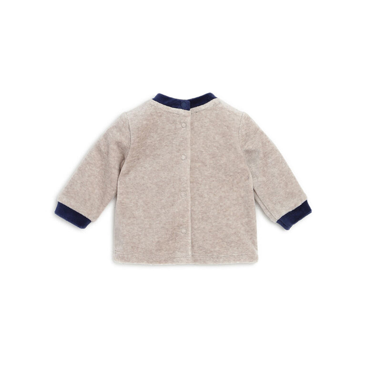 Chicco Boys Dark Blue Applique Smock with Legging 3 Months