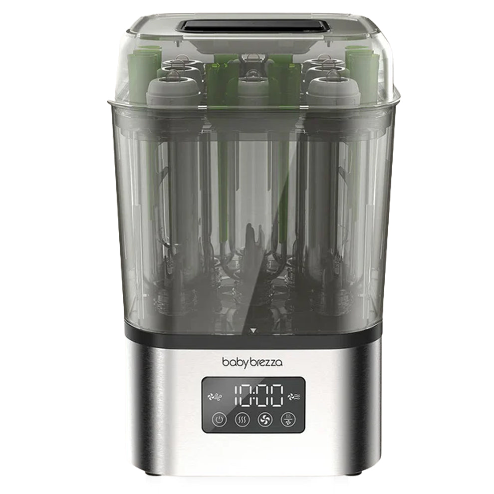 Baby Brezza - SuperQuick™  10 Minute Baby Bottle Sterilizer And Dryer | Stainless