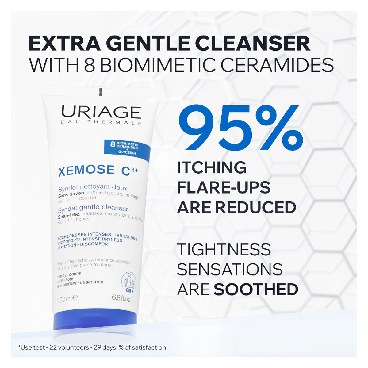 Uriage Xemose Gentle Cleansing Syndet 200ml