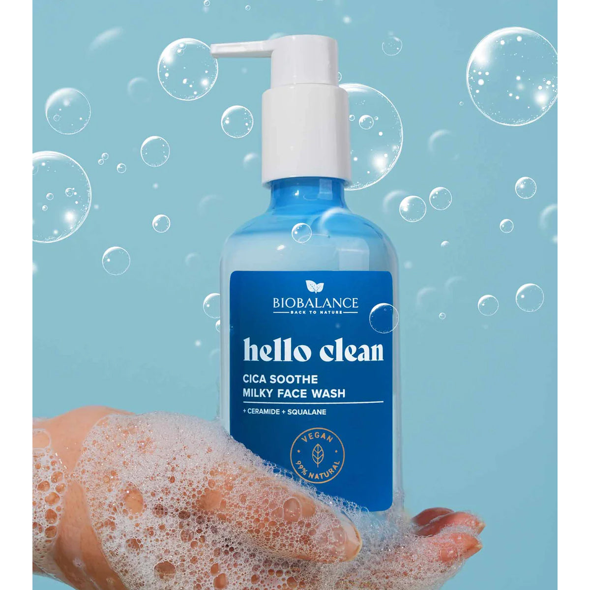 Bio Balance Hello Clean Cica Soothe Milky Face Wash 250ml