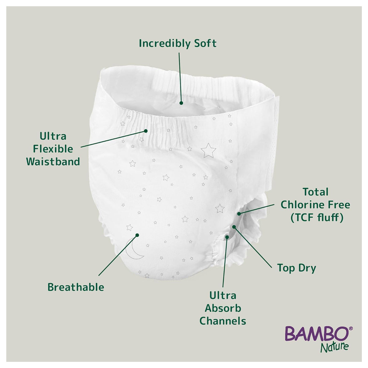 Bambo Dreamy Night Pants For Boys and Girls 10 Pants