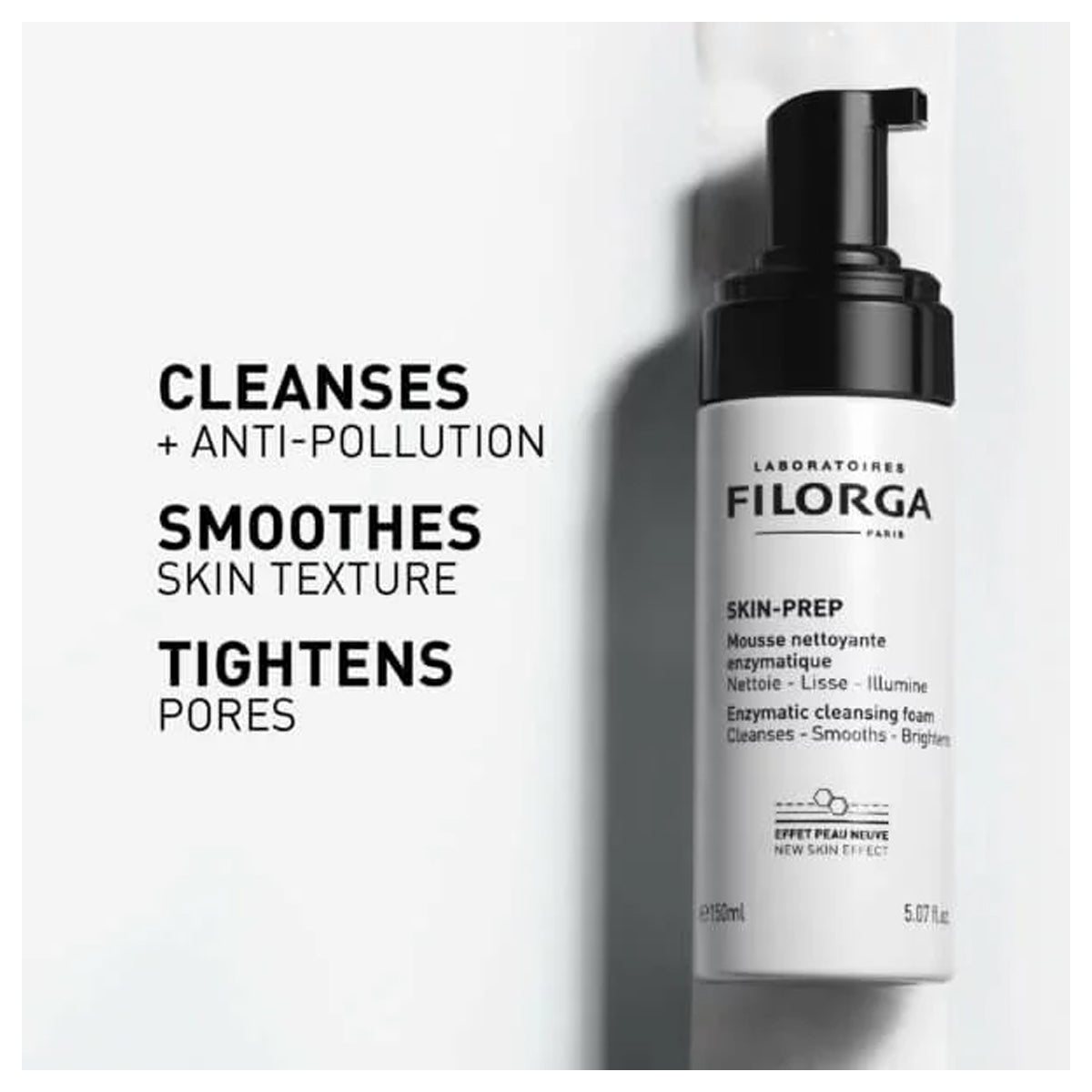 Filorga Skin Preparation Enzymatic Cleansing Foam - Gentle Exfoliating Face Wash 150ml