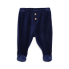 Chicco Boys Dark Blue Applique Smock with Legging 3 Months