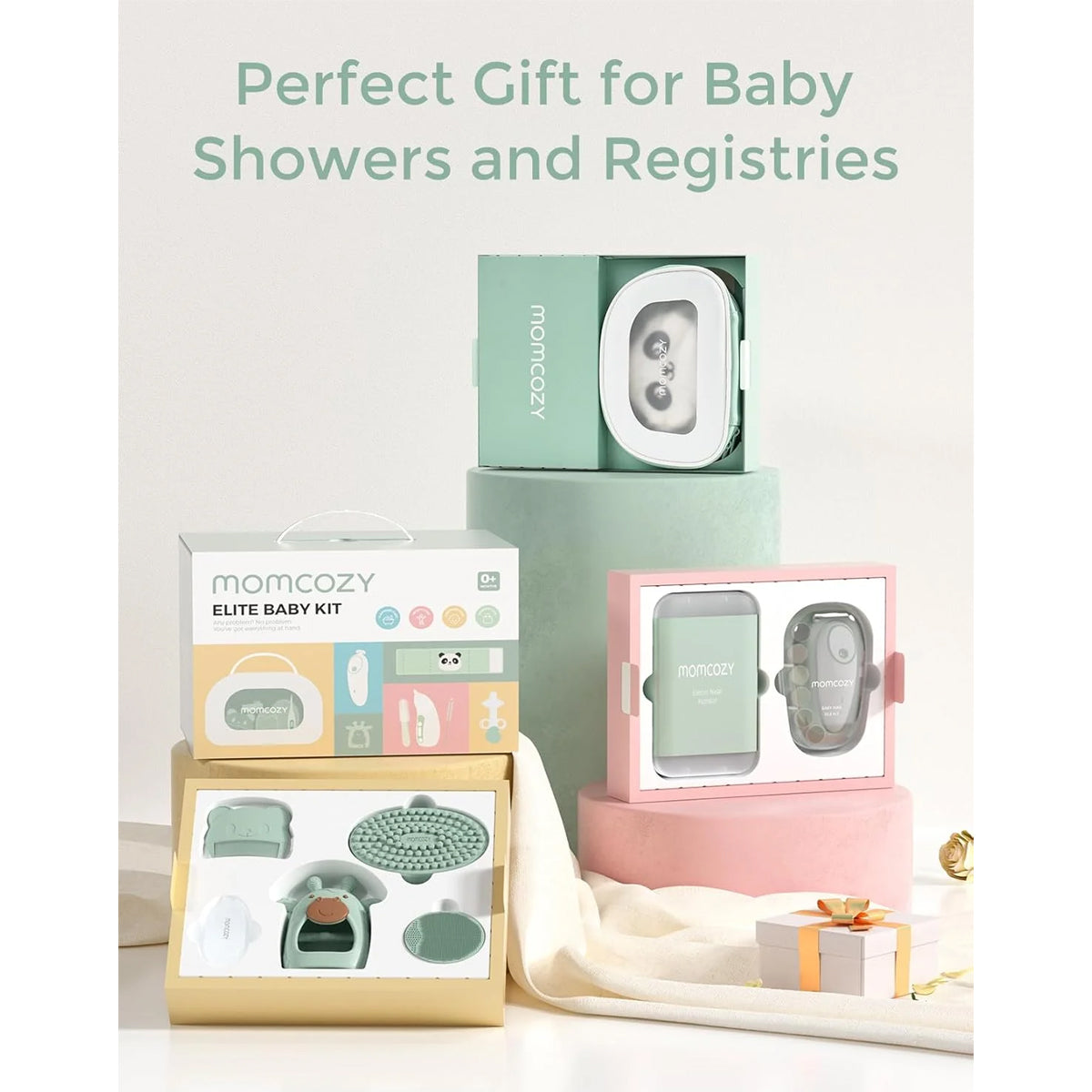 Momcozy All-in-1 Elite Baby Care Essentials Kit for Newborns and Infants
