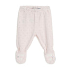 Chicco Girls Light Pink Embellished Smock with Legging 9 Month