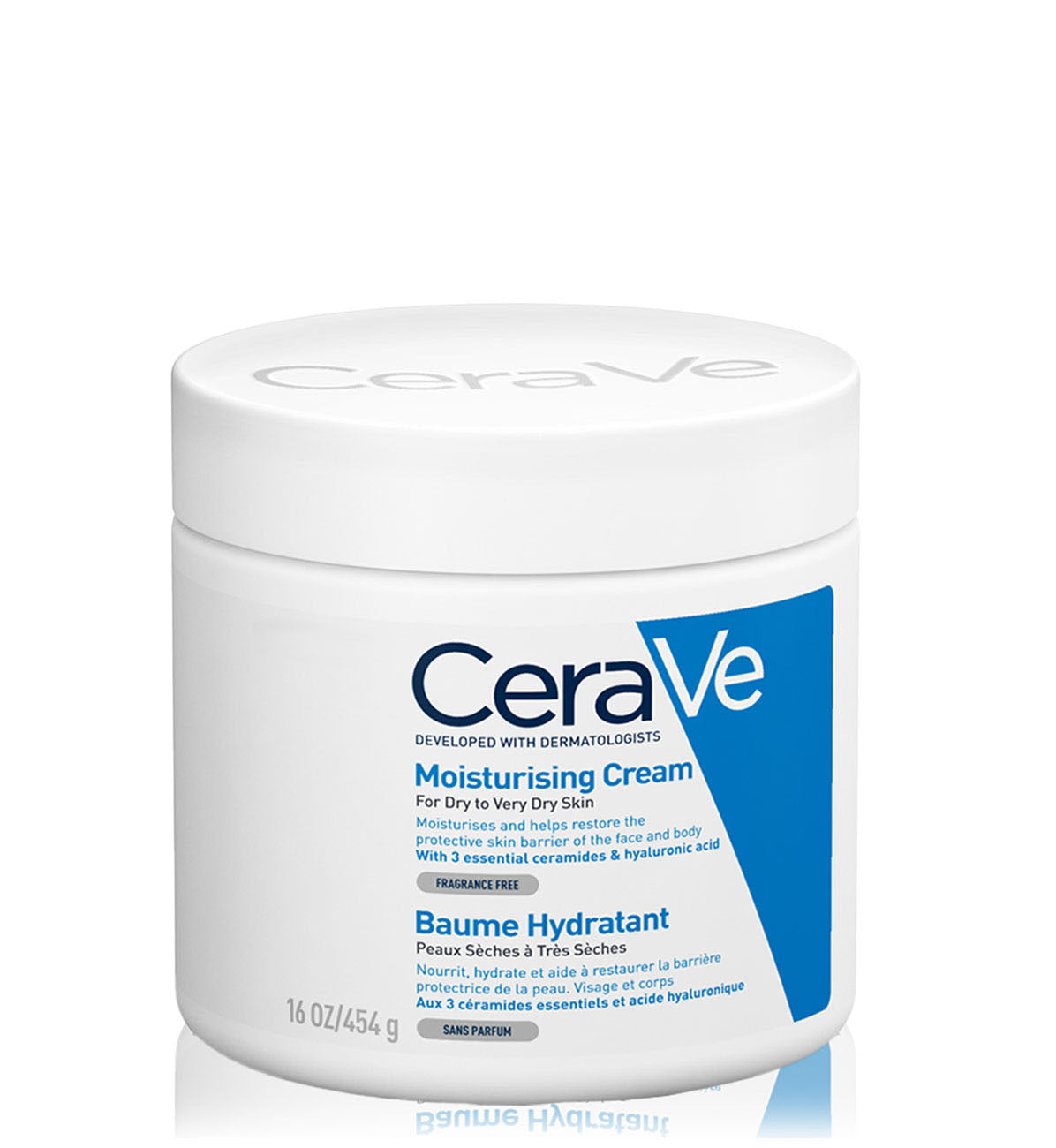 Cerave Moisturizing Cream For Dry To Very Dry Skin With Hyaluronic Acid 454g
