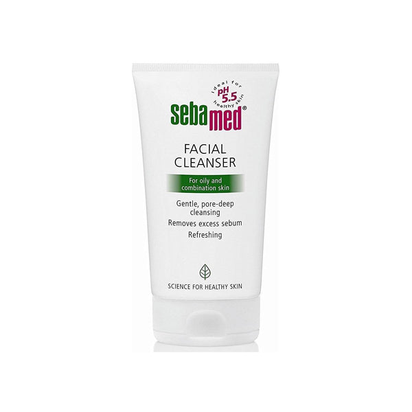 Sebamed Gentle Facial Cleanser for Oily and Combination Skin, pH 5.5 Balanced Formula, 150ml