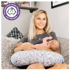 Chicco Boppy Original Support Grey Leaves