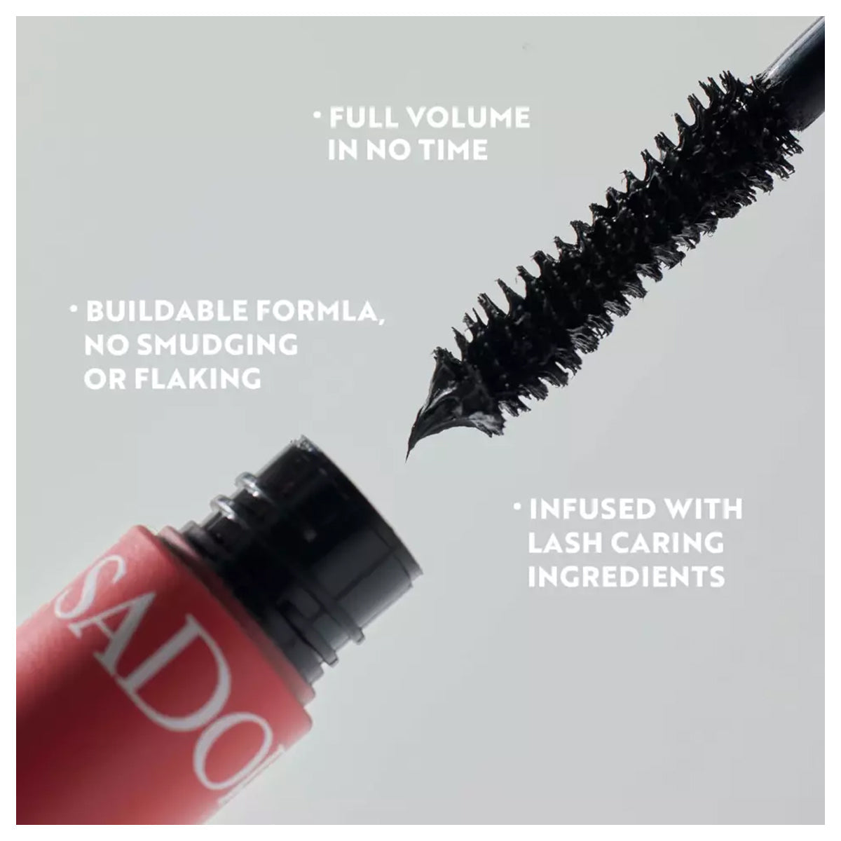 Isadora 10-Second High Impact Volumizing Mascara - 01 Black, Long-Lasting Definition