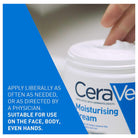 Cerave Moisturizing Cream For Dry To Very Dry Skin With Hyaluronic Acid 454g