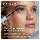 Isadora 10-Second High Impact Waterproof Mascara - 01 Black Volumizing Formula