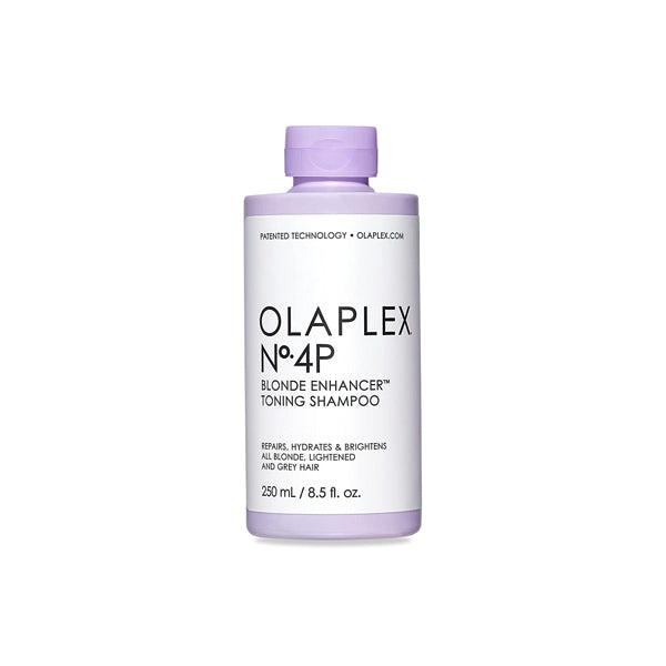Olaplex Nº.4P Blonde Enhancer Toning Shampoo, 250ml - Purple Shampoo for Brassiness Reduction and Hair Repair