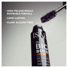 Isadora Big Bold Extreme Ultimate Volume Mascara - 15 Extreme Black - Long-Lasting Volumizing Formula