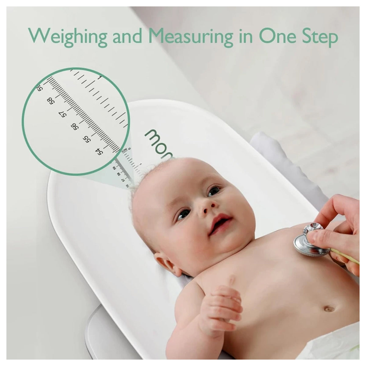 Momcozy Digital Baby Scale for Weight and Height Tracking