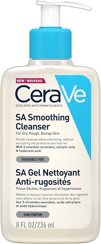 CeraVe SA Smoothing Cleanser for the face and body 236ml /8 OZ