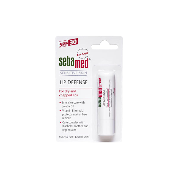 Sebamed Lip Defense Balm SPF 30 for Dry and Chapped Lips Treatment and Protection