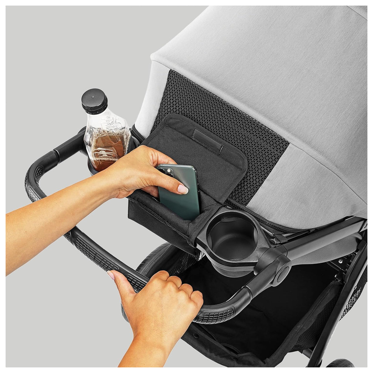 Chicco Bravo LE Trio Travel System Driftwood US