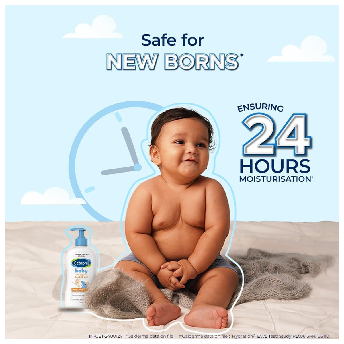 Cetaphil Baby Daily Moisturizing Lotion with Organic Calendula, 400ml