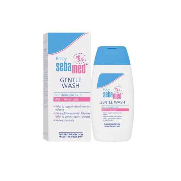 Sebamed Baby Gentle Wash for Delicate Skin - pH Balanced Cleanser 200ml