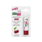Sebamed Lip Defense Cherry SPF 30 Moisturizing Lip Balm with Vitamin E and Jojoba Oil