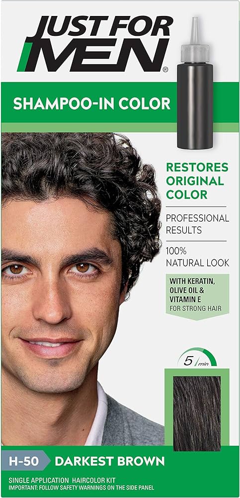 JUST FOR MEN HAIR DARKEST BROWN H-50