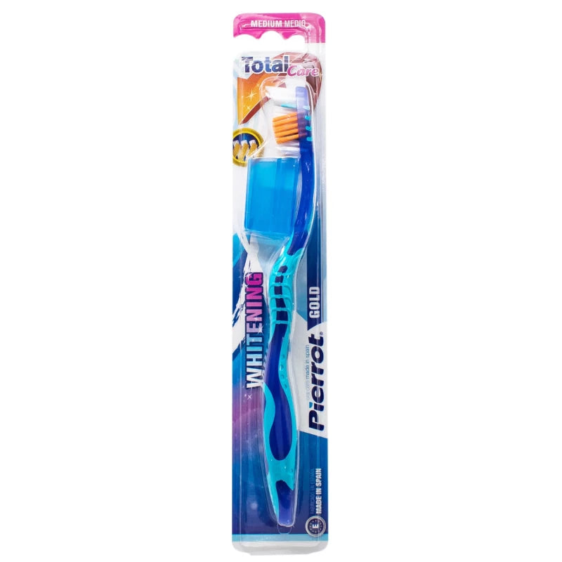 Pierrot Gold Medium Bristle Toothbrush for Effective Plaque Removal and Oral Hygiene Maintenance