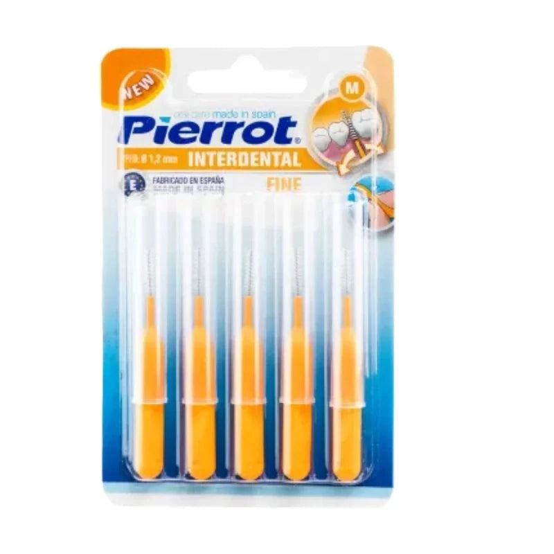 Pierrot Interdental Brush - Medium Bristles, 12-Pack for Effective Plaque Removal and Oral Hygiene Care