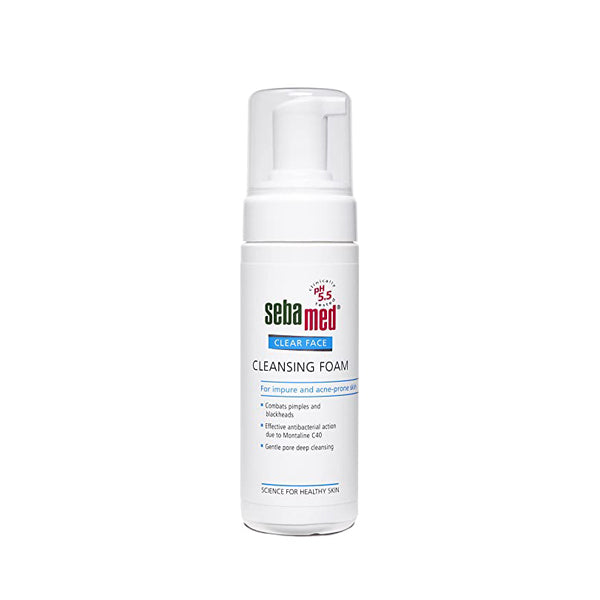 Sebamed Clear Face Antibacterial Cleansing Foam for Acne-Prone Skin 150ml